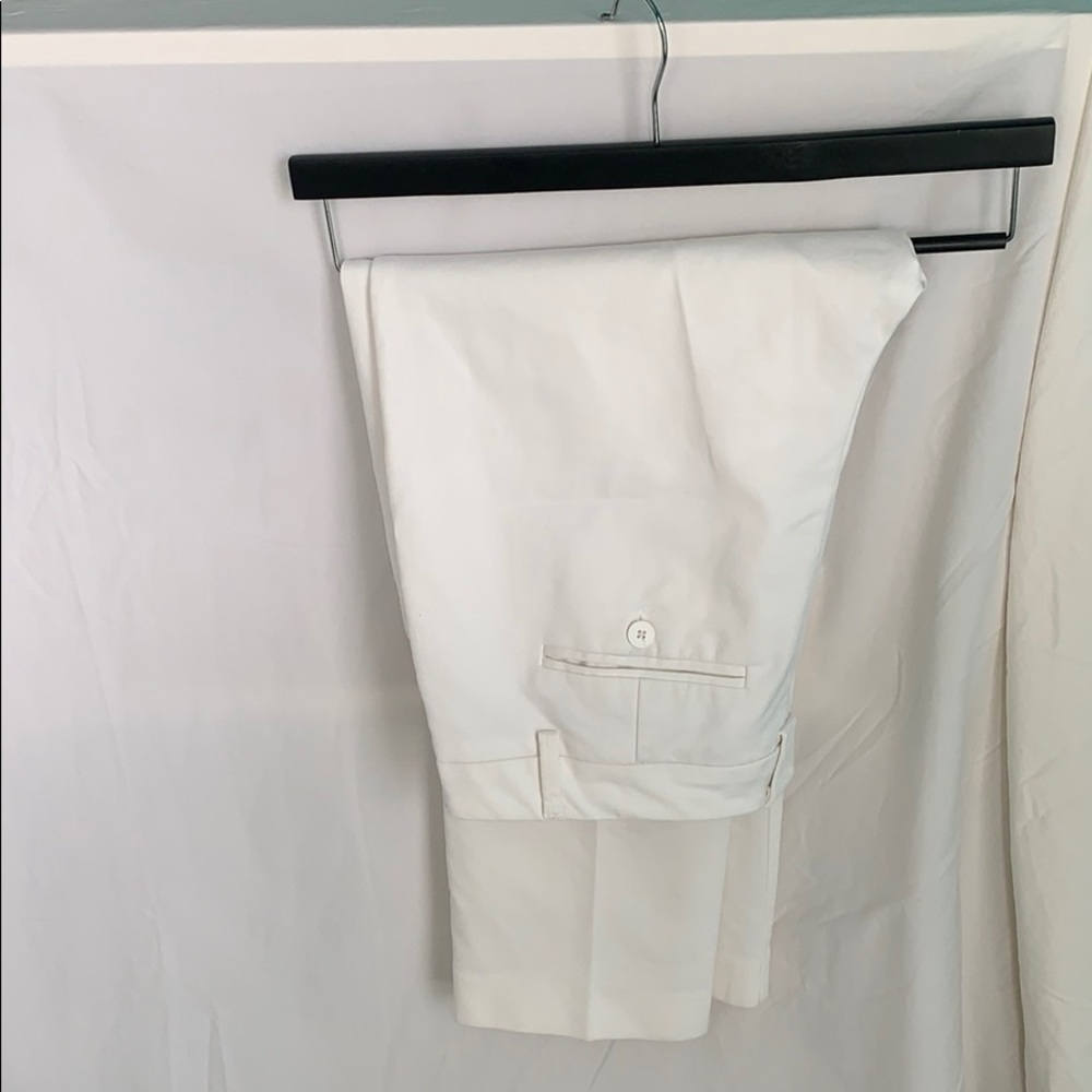 Understated White Trouser